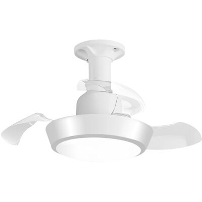 SIENTICE Ventilador De Techo Con Luz Led De 3 Colores Y Mando A Distancia — Mini Lámpara Colgante Plegable Para El Hogar, Con 3 Velocidades De Viento (33 W) SIENTICE Ventilador De Techo Con Luz Led De 3 Colores Y Mando A Distancia — Mini Lámpara Colgante Plegable Para El Hogar, Con 3 Velocidades De Viento (33 W)