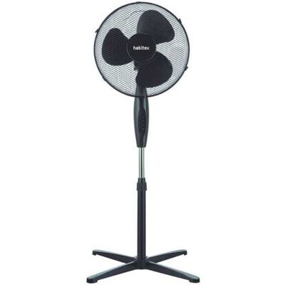 Ventilador De Pie Negro Vp-06+ Habitex Ventilador De Pie Negro Vp-06+ Habitex