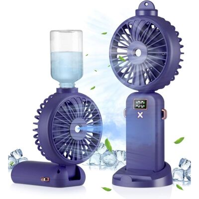 OEM Ventilador Nebulizador Portátil, Recargable, 5 Velocidades, Plegable 90°, Ideal Para Acampar, El Hogar Y La Oficina, Morado-crezuo OEM Ventilador Nebulizador Portátil, Recargable, 5 Velocidades, Plegable 90°, Ideal Para Acampar, El Hogar Y La Oficina, Morado-crezuo