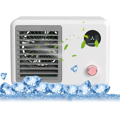 OEM Ventilador De Escritorio Con Aire Acondicionado, Pequeño Ventilador Personal Usb Silencioso Y Ventilador Nebulizador De 3 Velocidades Para El Hogar O La Oficina. OEM Ventilador De Escritorio Con Aire Acondicionado, Pequeño Ventilador Personal Usb Silencioso Y Ventilador Nebulizador De 3 Velocidades Para El Hogar O La Oficina.