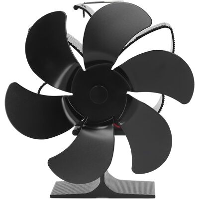 OEM Ventilador De Estufa De Leña De 6 Aspas Con Arranque Automático, Resistente A Altas Temperaturas, De Bajo Consumo Energético, Color Negro, 152 Mm De Diámetro. OEM Ventilador De Estufa De Leña De 6 Aspas Con Arranque Automático, Resistente A Altas Temperaturas, De Bajo Consumo Energético, Color Negro, 152 Mm De Diámetro.