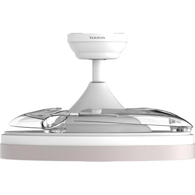 Taurus Ceiling Fan Polar Hide&go Ventilador De Techo 107 Cm Con Aspas Retráctiles Transparentes Motor Dc 30w Ultra Silencioso Luz Led 36w Regulable Modo Invierno-verano Taurus Ceiling Fan Polar Hide&go Ventilador De Techo 107 Cm Con Aspas Retráctiles Transparentes Motor Dc 30w Ultra Silencioso Luz Led 36w Regulable Modo Invierno-verano