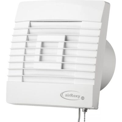 Ventilador extractora de pared AIRROXY - 100mm, persiana de gravedad, 97m³/h Ventilador extractora de pared AIRROXY - 100mm, persiana de gravedad, 97m³/h
