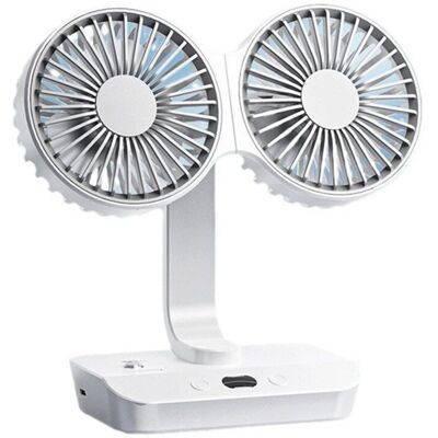OEM Ventilador De Doble Cara, Ventilador De Escritorio Oscilante Doble, Ventilador De Escritorio Oscilante Doble, Ventilador Recargable Por Usb De 4 Velocidades OEM Ventilador De Doble Cara, Ventilador De Escritorio Oscilante Doble, Ventilador De Escritorio Oscilante Doble, Ventilador Recargable Por Usb De 4 Velocidades