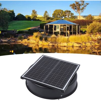 OEM Ventilador De Techo Solar Ventisol Rs350 – Motor Silencioso De 15 V Cc (≤ 45 Db) – 2500–3000 M³/h – Diseño Impermeable – Aluminio De 10000 G – Panel Solar De 42 W OEM Ventilador De Techo Solar Ventisol Rs350 – Motor Silencioso De 15 V Cc (≤ 45 Db) – 2500–3000 M³/h – Diseño Impermeable – Aluminio De 10000 G – Panel Solar De 42 W