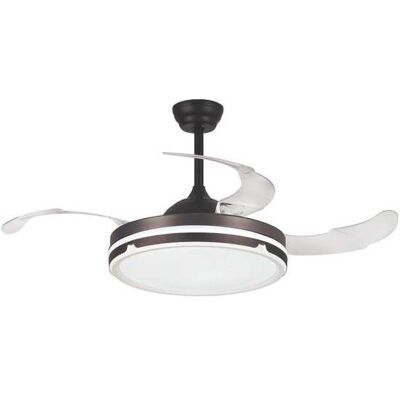 Ventilador De Techo Plegable 42bk Habitex Ventilador De Techo Plegable 42bk Habitex