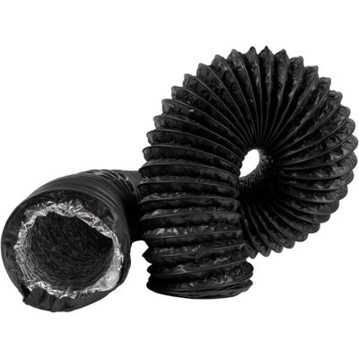 OEM Conducto De Ventilación - Conducto De Escape De Pvc - Para Campanas Extractoras, Aires Acondicionados, Secadoras, Campanas Extractoras - Negro - 150 Mm X 6 M OEM Conducto De Ventilación - Conducto De Escape De Pvc - Para Campanas Extractoras, Aires Acondicionados, Secadoras, Campanas Extractoras - Negro - 150 Mm X 6 M