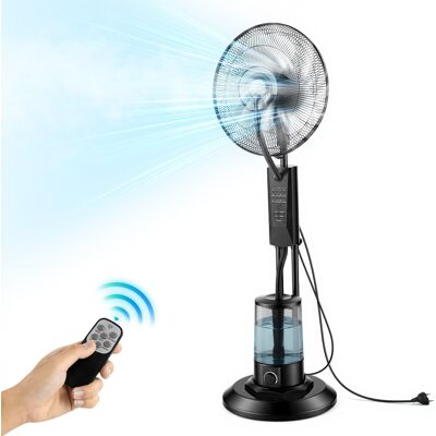Vevor Ventilador Nebulizador De Agua De 3 Velocidades 3 Modos, Ventilador De Pie Con Nebulizador 75 W, Con Tanque De Agua De 3 L Y Mando A Distancia, Oscilante 70°, Para Sala De Estar, Garaje Vevor Ventilador Nebulizador De Agua De 3 Velocidades 3 Modos, Ventilador De Pie Con Nebulizador 75 W, Con Tanque De Agua De 3 L Y Mando A Distancia, Oscilante 70°, Para Sala De Estar, Garaje
