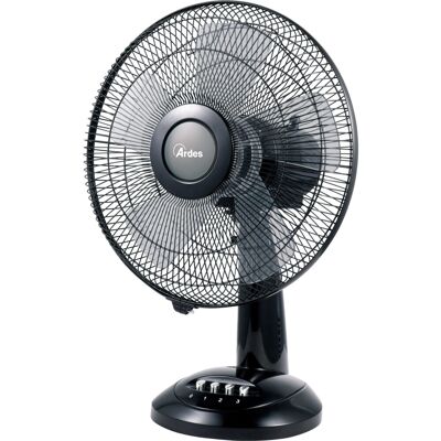 Ventilador Ardes Sobremesa 30cm Negro 5 Aspas Style 40w Negro Ventilador Ardes Sobremesa 30cm Negro 5 Aspas Style 40w Negro
