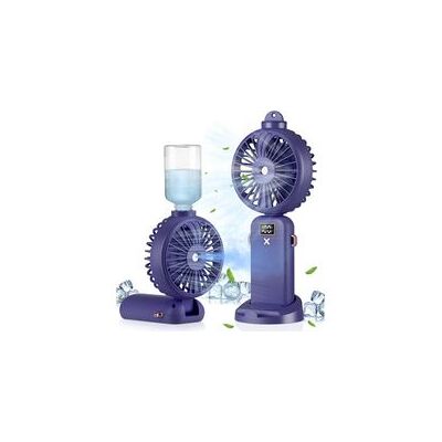 OEM Ventilador Nebulizador Portátil, Recargable, 5 Velocidades, Plegable 90°, Ideal Para Acampar, El Hogar Y La Oficina, Color Morado. OEM Ventilador Nebulizador Portátil, Recargable, 5 Velocidades, Plegable 90°, Ideal Para Acampar, El Hogar Y La Oficina, Color Morado.