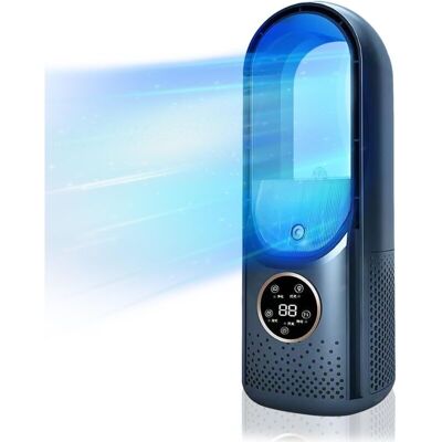 OEM Ventilador Sin Aspas De 6 Velocidades, Enfriador De Escritorio Sin Ventilador, Ventilador Silencioso Portátil, Humidificador, Aire Acondicionado, Ventilador De Refrigeración (color: Azul) -crezuo OEM Ventilador Sin Aspas De 6 Velocidades, Enfriador De Escritorio Sin Ventilador, Ventilador Silencioso Portátil, Humidificador, Aire Acondicionado, Ventilador De Refrigeración (color: Azul) -crezuo