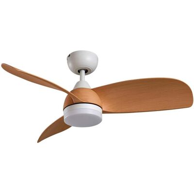 Ventilador de techo Lindby Enon con lámpara - Blanco/Metal Ventilador de techo Lindby Enon con lámpara - Blanco/Metal