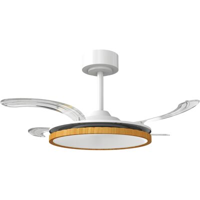 Homcom Ventilador De Techo Con Luz Led, 80 W, Motor Dc Reversible, Mando A Distancia, 6 Velocidades, 3 Colores, Temporizador, Ø 95 Cm, Natural Homcom Ventilador De Techo Con Luz Led, 80 W, Motor Dc Reversible, Mando A Distancia, 6 Velocidades, 3 Colores, Temporizador, Ø 95 Cm, Natural