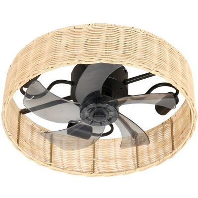 Ventilador De Techo Farelek Alyzia Con Luz 40 Cm Negro 6 Velocidades Ventilador De Techo Farelek Alyzia Con Luz 40 Cm Negro 6 Velocidades
