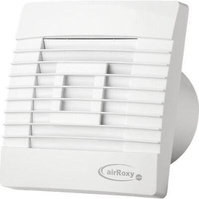 Ventilador extractora de pared Airroxy - 150mm, Sensor humedad, Persiana gravedad, 218 m3/h Ventilador extractora de pared Airroxy - 150mm, Sensor humedad, Persiana gravedad, 218 m3/h