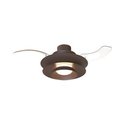 Mantra Ventilador Plafón Moderno Aspas Retráctiles Led Aconcagua Café Ø106cm 20w 2520lm Cct 3000-5000k Dc Mantra Ventilador Plafón Moderno Aspas Retráctiles Led Aconcagua Café Ø106cm 20w 2520lm Cct 3000-5000k Dc
