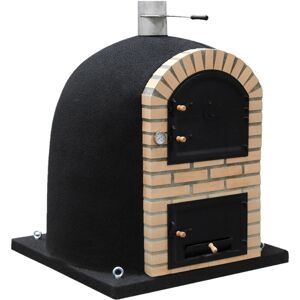 MAESTRO FERRETERO Movelar - Horno De Leña Exterior De Obra Caldera Bandama (negro - 90 X 90 X 115 Cm) – Horno De Leña Compacto Para Exteriores, Aislado Con Corcho, 3 Mantas Cerámicas, Cocción Eficiente - Ref: M00230 MAESTRO FERRETERO Movelar - Horno De Leña Exterior De Obra Caldera Bandama (negro - 90 X 90 X 115 Cm) – Horno De Leña Compacto Para Exteriores, Aislado Con Corcho, 3 Mantas Cerámicas, Cocción Eficiente - Ref: M00230