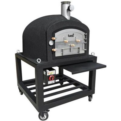 Tuozi Horno de Leña Exterior - Aislado con Corcho - Listo para Usar - 120x120x170cm Tuozi Horno de Leña Exterior - Aislado con Corcho - Listo para Usar - 120x120x170cm
