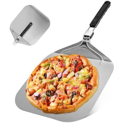 OEM Pala Para Pizza De Aluminio Con Mango Plegable, 32x32 Cm, Perfecta Para Hornos Tradicionales Y Para Cocinar En Familia - Ulisem OEM Pala Para Pizza De Aluminio Con Mango Plegable, 32x32 Cm, Perfecta Para Hornos Tradicionales Y Para Cocinar En Familia - Ulisem