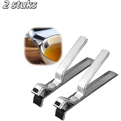 OEM 2 Piezas, Pinzas Para Bandejas De Horno De Acero Inoxidable Resistentes Al Calor, Multifuncionales Y Versátiles, Hornos De Vapor, Plateadas OEM 2 Piezas, Pinzas Para Bandejas De Horno De Acero Inoxidable Resistentes Al Calor, Multifuncionales Y Versátiles, Hornos De Vapor, Plateadas