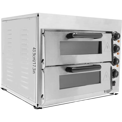 OEM Horno Eléctrico Para Pizza, Alta Eficiencia, Temperatura Regulable, Color Plata. OEM Horno Eléctrico Para Pizza, Alta Eficiencia, Temperatura Regulable, Color Plata.