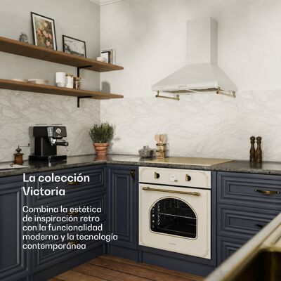 Klarstein Victoria Horno Empotrable Diseño Retro 9 Funciones 50-250°c Marfil Klarstein Victoria Horno Empotrable Diseño Retro 9 Funciones 50-250°c Marfil
