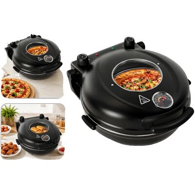 OEM Horno De Pizza De Sobremesa, 1200 W, 30 Cm, Temperatura Máxima 420 °c, Control De Temperatura Dual, Incluye Piedra Para Pizza. OEM Horno De Pizza De Sobremesa, 1200 W, 30 Cm, Temperatura Máxima 420 °c, Control De Temperatura Dual, Incluye Piedra Para Pizza.