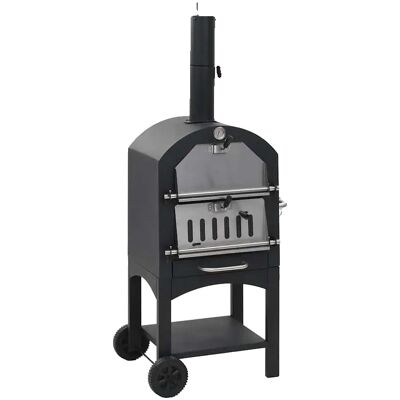OEM Horno De Pizza, Para Cocinar A La Brasa, Diseño Portátil, Negro. OEM Horno De Pizza, Para Cocinar A La Brasa, Diseño Portátil, Negro.