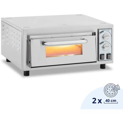 HELLOSHOP26 Horno De Pizza Eléctrico 1 Cámara 2200 W Ø 35 Cm Piedra Refractaria Acero Inoxidable Vidrio Templado Piedra Refractaria Plateado 140009067 HELLOSHOP26 Horno De Pizza Eléctrico 1 Cámara 2200 W Ø 35 Cm Piedra Refractaria Acero Inoxidable Vidrio Templado Piedra Refractaria Plateado 140009067