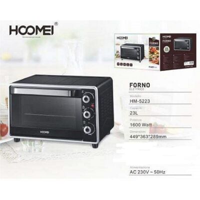 TRAESIO Horno Eléctrico 23 litros 1600 vatios TRAESIO Horno Eléctrico 23 litros 1600 vatios