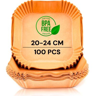 OEM Papel De Horno Para Freidoras De Aire, 100 Unidades, 20-24 Cm, Sin Bpa, Desechable, Para Hornos De 5 A 8 Litros (cuadrado, 20-24 Cm) OEM Papel De Horno Para Freidoras De Aire, 100 Unidades, 20-24 Cm, Sin Bpa, Desechable, Para Hornos De 5 A 8 Litros (cuadrado, 20-24 Cm)