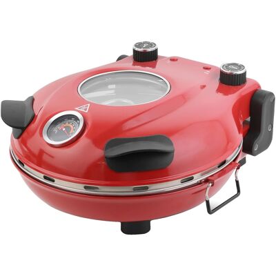 OEM Horno Para Pizza, Doble Resistencia, Cocción Rápida En 5 Minutos, Color Rojo. OEM Horno Para Pizza, Doble Resistencia, Cocción Rápida En 5 Minutos, Color Rojo.