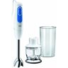 Braun Batidora de Brazo Minipimer MQ3020WH Pesto. Antisalpicaduras. Minipicadora 350 ml Incluida. 700 W. 600 ml. Blanco y Azul