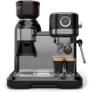 Klarstein Bella Café Cafetera Espresso Vintage Molinillo 19 Bar Espuma De Leche Manómetro 1150 W Klarstein Bella Café Cafetera Espresso Vintage Molinillo 19 Bar Espuma De Leche Manómetro 1150 W