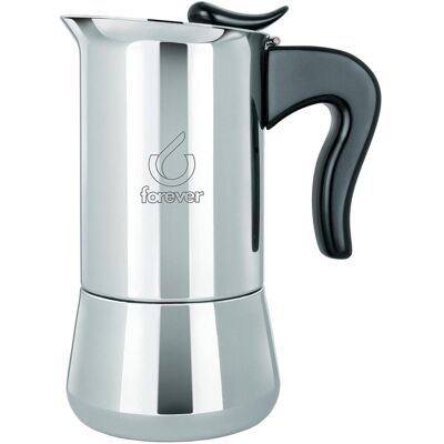 FOREVER - Miss Splendy 121314 - 10 tazas - Inducción - Cafetera espresso FOREVER - Miss Splendy 121314 - 10 tazas - Inducción - Cafetera espresso