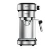 Cecotec Cafetera Express Cafelizzia 790 Steel para Espressos y Cappuccinos. 1350 W, Brazo portafiltros con Doble Salida y Dos filtros, 20 Bares de