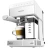 CECOTEC Power Instant-ccino Touch Serie Bianca Cafetera Semiautomática, Tanque de Leche, Panel Control Táctil, 20 Bares Presión, Thermoblock, 1350 w, Acero