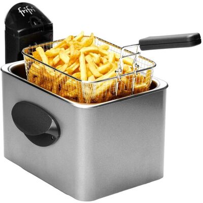 Frifri - 1 Kg De Patatas Fritas 3,5l 3200w Capa De Metal, Color Plata - F1905 - 5412144190526 Frifri - 1 Kg De Patatas Fritas 3,5l 3200w Capa De Metal, Color Plata - F1905 - 5412144190526