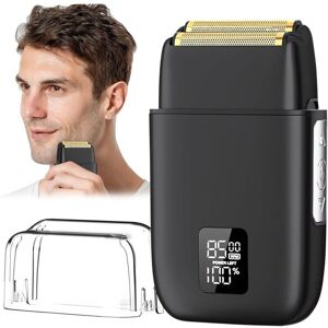 XISRENS Afeitadora De Láminas Para Hombre, Eléctrica Inalámbrica, Resistente Al Agua, Para Uso En Seco Y Húmedo, Pantalla Led, Recargable Por Usb. XISRENS Afeitadora De Láminas Para Hombre, Eléctrica Inalámbrica, Resistente Al Agua, Para Uso En Seco Y Húmedo, Pantalla Led, Recargable Por Usb.