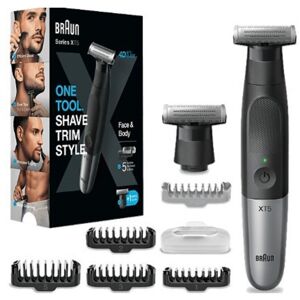 Recortadora Braun XT5110 - Impermeable, 45 min inalámbrica, hoja 4D Recortadora Braun XT5110 - Impermeable, 45 min inalámbrica, hoja 4D