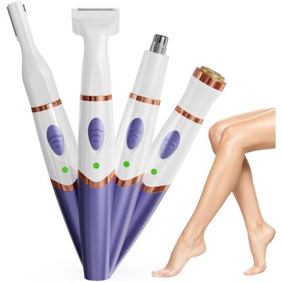 OEM Afeitadora Eléctrica 4 En 1 Para Mujer, Recortadora Íntima, Recortadora De Bikini, Afeitadora De Bikini, Maquinilla De Afeitar De Seguridad Para Cuerpo, Axilas, Cejas Y Nariz, Usb OEM Afeitadora Eléctrica 4 En 1 Para Mujer, Recortadora Íntima, Recortadora De Bikini, Afeitadora De Bikini, Maquinilla De Afeitar De Seguridad Para Cuerpo, Axilas, Cejas Y Nariz, Usb