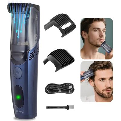 OEM Recortadora De Barba Inalámbrica, Afeitadora Eléctrica Recargable Para Hombre, Con Función De Succión Integrada, Apta Para Barba Y Patillas, Resistente Al Agua Con Certificación Ipx6. OEM Recortadora De Barba Inalámbrica, Afeitadora Eléctrica Recargable Para Hombre, Con Función De Succión Integrada, Apta Para Barba Y Patillas, Resistente Al Agua Con Certificación Ipx6.