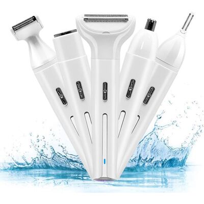 OEM Kit De Aseo 5 En 1 Para Mujer: Afeitadora Eléctrica: Afeitado Indoloro Para Rostro, Zona Del Bikini, Cejas Y Vello Nasal. Recortadora Para Mujer. OEM Kit De Aseo 5 En 1 Para Mujer: Afeitadora Eléctrica: Afeitado Indoloro Para Rostro, Zona Del Bikini, Cejas Y Vello Nasal. Recortadora Para Mujer.