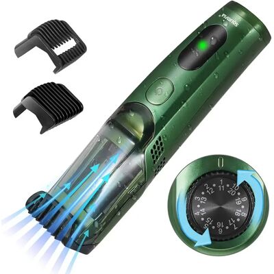 OEM Recortadora De Barba Inalámbrica, Afeitadora Eléctrica Recargable Para Hombre, Con Función De Succión Integrada, Apta Para Barba Y Patillas, Resistente Al Agua Con Certificación Ipx6. OEM Recortadora De Barba Inalámbrica, Afeitadora Eléctrica Recargable Para Hombre, Con Función De Succión Integrada, Apta Para Barba Y Patillas, Resistente Al Agua Con Certificación Ipx6.