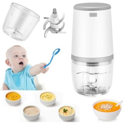 WUIPEO Mini Licuadoras Para Bebés, Mini Procesador De Alimentos, Licuadora Para Bebés De 600 Ml, Mini Picadora Eléctrica, Mini Procesador De Alimentos Con Carga Usb, Licuadora Eléctrica Para Niños, Máquina P WUIPEO Mini Licuadoras Para Bebés, Mini Procesador De Alimentos, Licuadora Para Bebés De 600 Ml, Mini Picadora Eléctrica, Mini Procesador De Alimentos Con Carga Usb, Licuadora Eléctrica Para Niños, Máquina P
