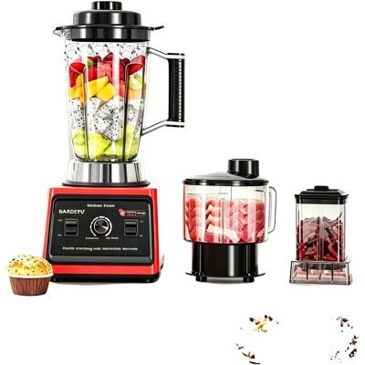 OEM Licuadora Y Procesador De Alimentos, Capacidad De 3 L + 1,5 L + 0,5 L, Voltaje Nominal De 220 V, 15 Velocidades Variables, Dimensiones 39,5 X 21,5 X 41,7 Cm, Material Plástico. OEM Licuadora Y Procesador De Alimentos, Capacidad De 3 L + 1,5 L + 0,5 L, Voltaje Nominal De 220 V, 15 Velocidades Variables, Dimensiones 39,5 X 21,5 X 41,7 Cm, Material Plástico.