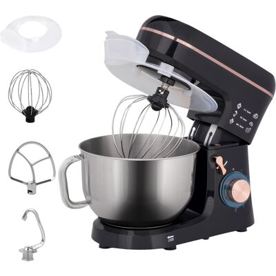 TREETALK Procesador De Alimentos, Licuadora, 6 Velocidades, Tazón De Acero Inoxidable De 5.5 L, Negro. TREETALK Procesador De Alimentos, Licuadora, 6 Velocidades, Tazón De Acero Inoxidable De 5.5 L, Negro.