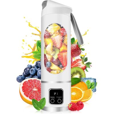 OEM Licuadora Portátil - Exprimidor Eléctrico Usb - 500 Ml - Para Batidos Y Smoothies - Compacta, Práctica Y Versátil - Blanca OEM Licuadora Portátil - Exprimidor Eléctrico Usb - 500 Ml - Para Batidos Y Smoothies - Compacta, Práctica Y Versátil - Blanca