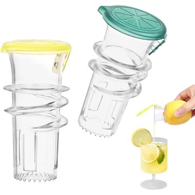 OEM Exprimidor Manual De Limones, Juego De 2 Exprimidores De Plástico Con Tapa, Exprimidor De Limones Portátil, Fácil De Limpiar, Adecuado Para Bares Y Cocinas Domésticas, Se Puede Utilizar Para Preparar OEM Exprimidor Manual De Limones, Juego De 2 Exprimidores De Plástico Con Tapa, Exprimidor De Limones Portátil, Fácil De Limpiar, Adecuado Para Bares Y Cocinas Domésticas, Se Puede Utilizar Para Preparar