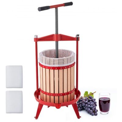 OEM Prensa De Frutas Y Vino Capacidad De 18 L, Exprimidor Manual Cesta De Madera Maciza De Haya, Prensa De Vino Con 2 Bolsas De Filtro, Asa En Forma De T, Para Hacer Zumo De Sidra, Manzana, Uva OEM Prensa De Frutas Y Vino Capacidad De 18 L, Exprimidor Manual Cesta De Madera Maciza De Haya, Prensa De Vino Con 2 Bolsas De Filtro, Asa En Forma De T, Para Hacer Zumo De Sidra, Manzana, Uva